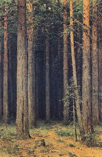 Ivan Shishkin Forest Reserve, Pine Grove Sweden oil painting art